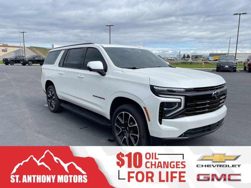 2025 Chevrolet Suburban RST in Iridescent Pearl Tricoat — front three-quarter view