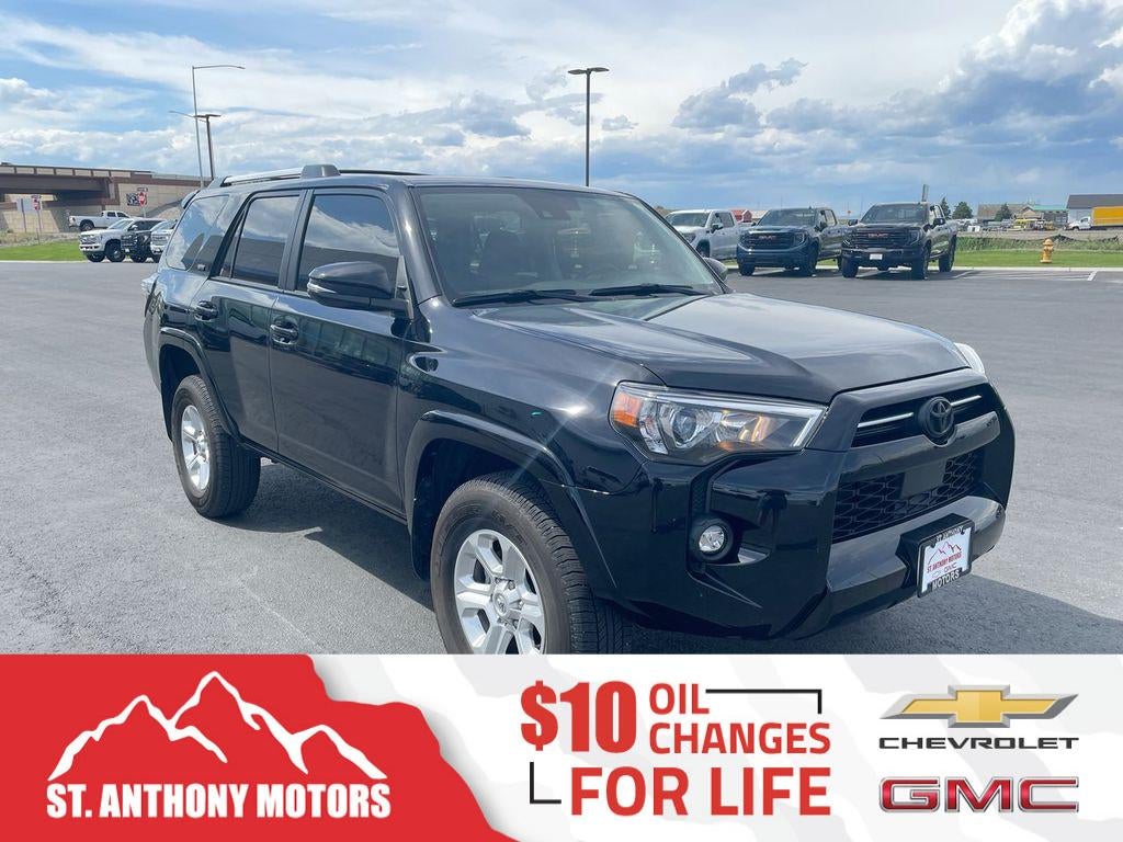 2024 Toyota 4Runner SR5 Premium in Black — front three-quarter view
